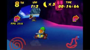 Diddy Kong Racing on the Dreamcast 