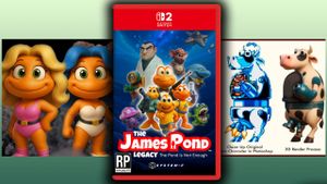 Images of the Gen AI used in the new James Pond game
