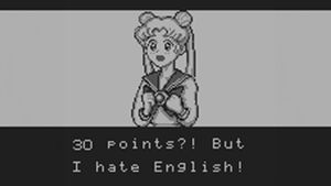 Translated Sailor Moon Gameplay Game Boy