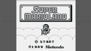 Super Mario Land intro in the style of 6 Golden Coins