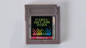 Pixel Art Jam cart from 2024