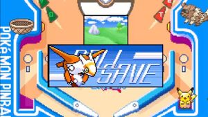 Screenshot from Pokémon Pinball: Ruby & Sapphire Plus