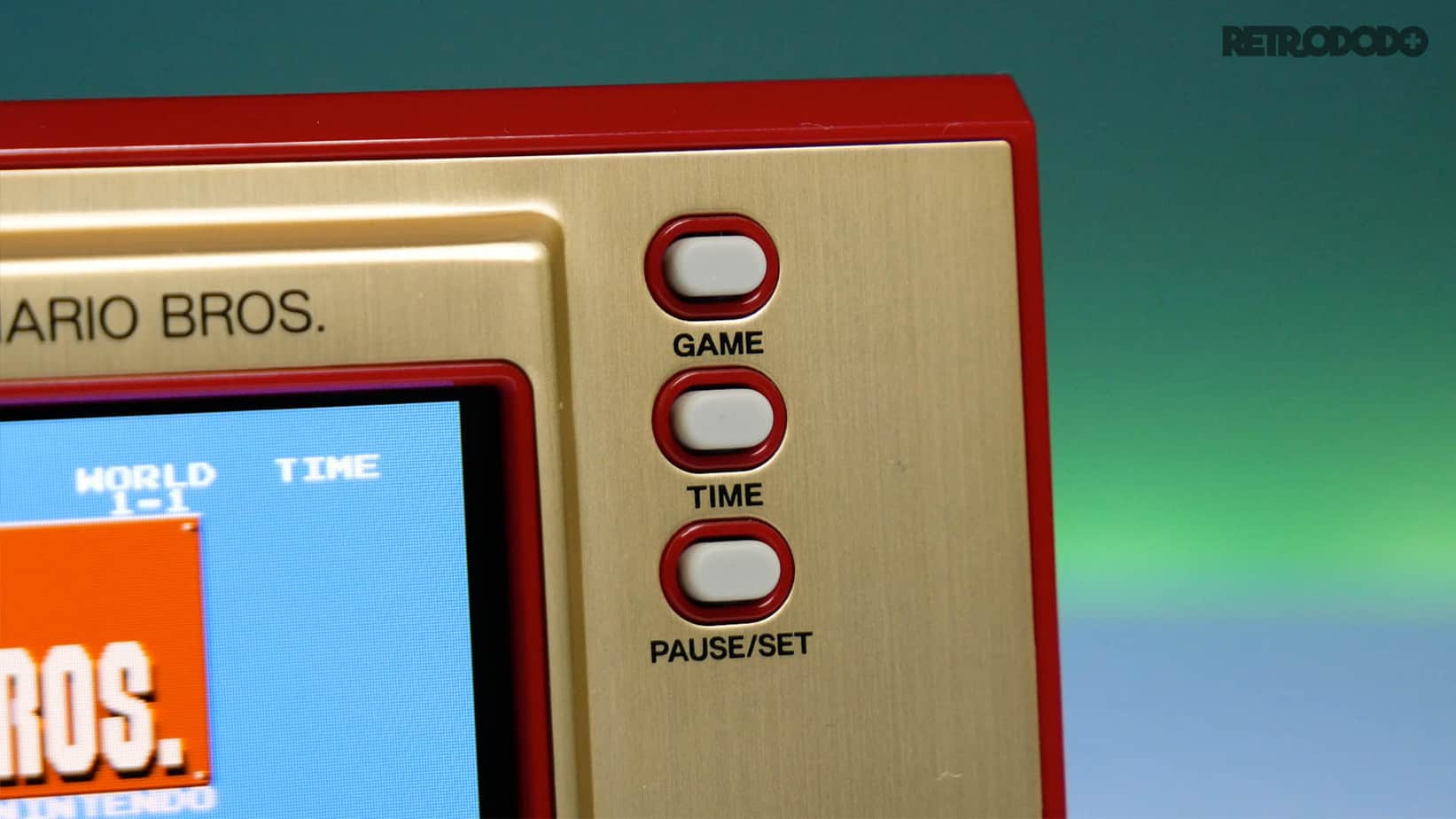 new game & watch buttons