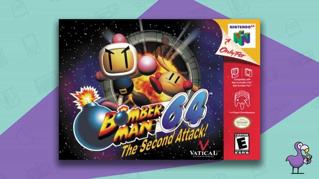 Bomberman 64: The Second Attack game case