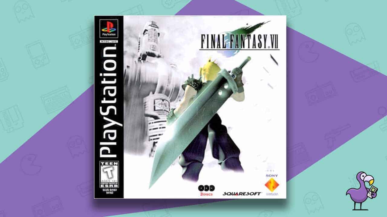 best selling ps1 games - Final Fantasy VII game case cover art