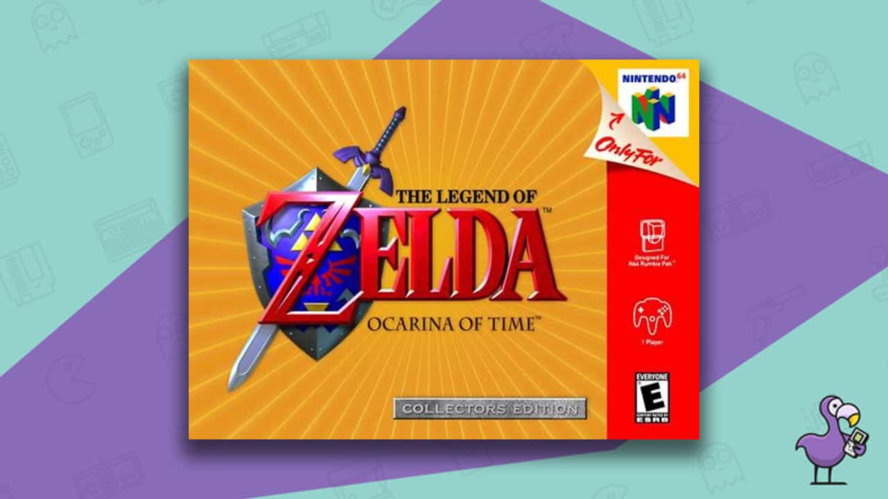The Legend of Zelda: Ocarina of Time Collectors Edition game case 