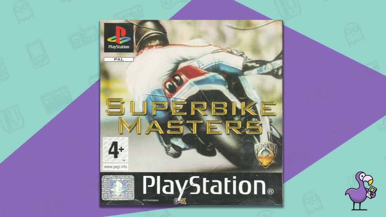 superbike masters ps1 game case cover art