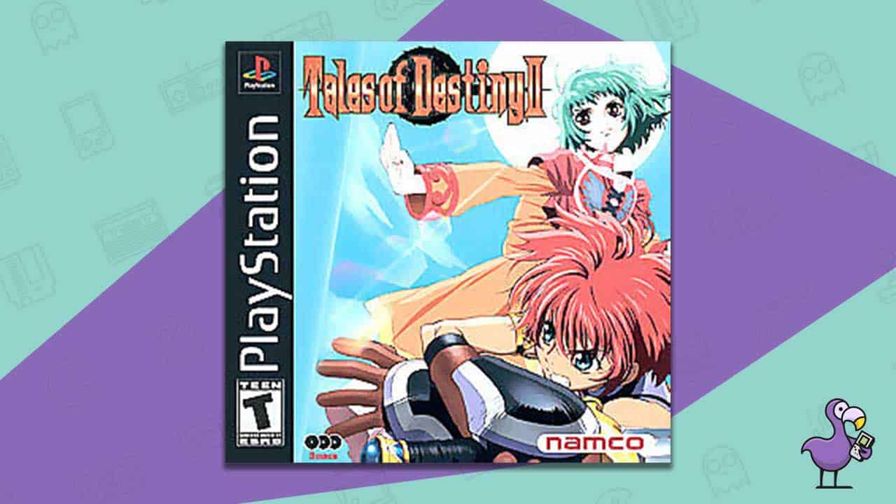 tales of destiny 2 ps1 game case cover art