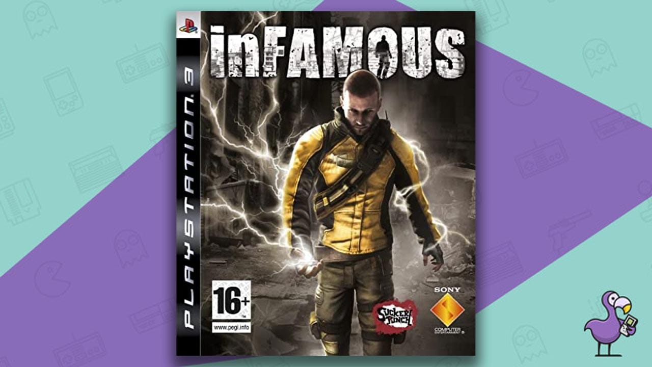 Infamous game case cover art