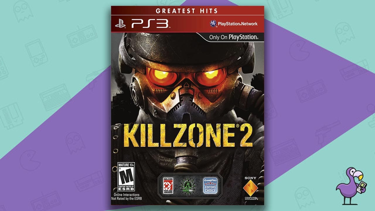 Killzone 2 game case cover art