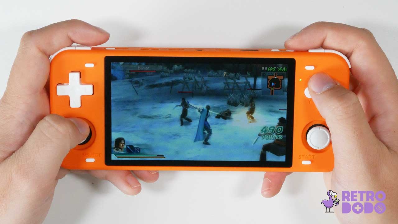 powkiddy rgb10 max psp gameplay