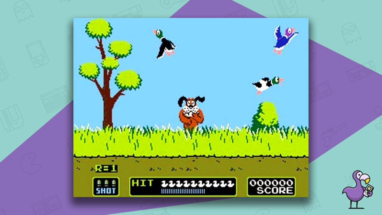 duck hunt nes gameplay