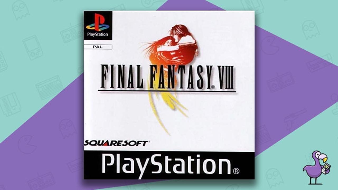 best selling ps1 games - Final Fantsasy VIII game case cover art