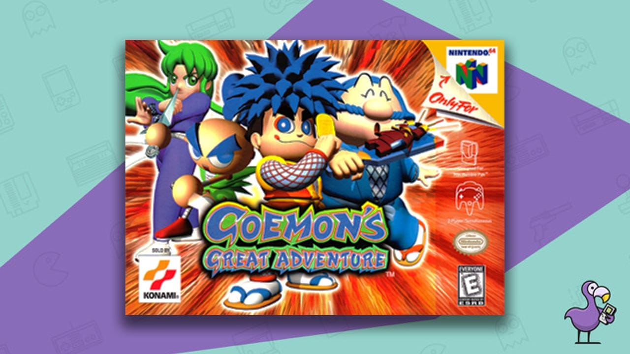 Box art for Goemon's Great Adventure on the Nintendo 64
