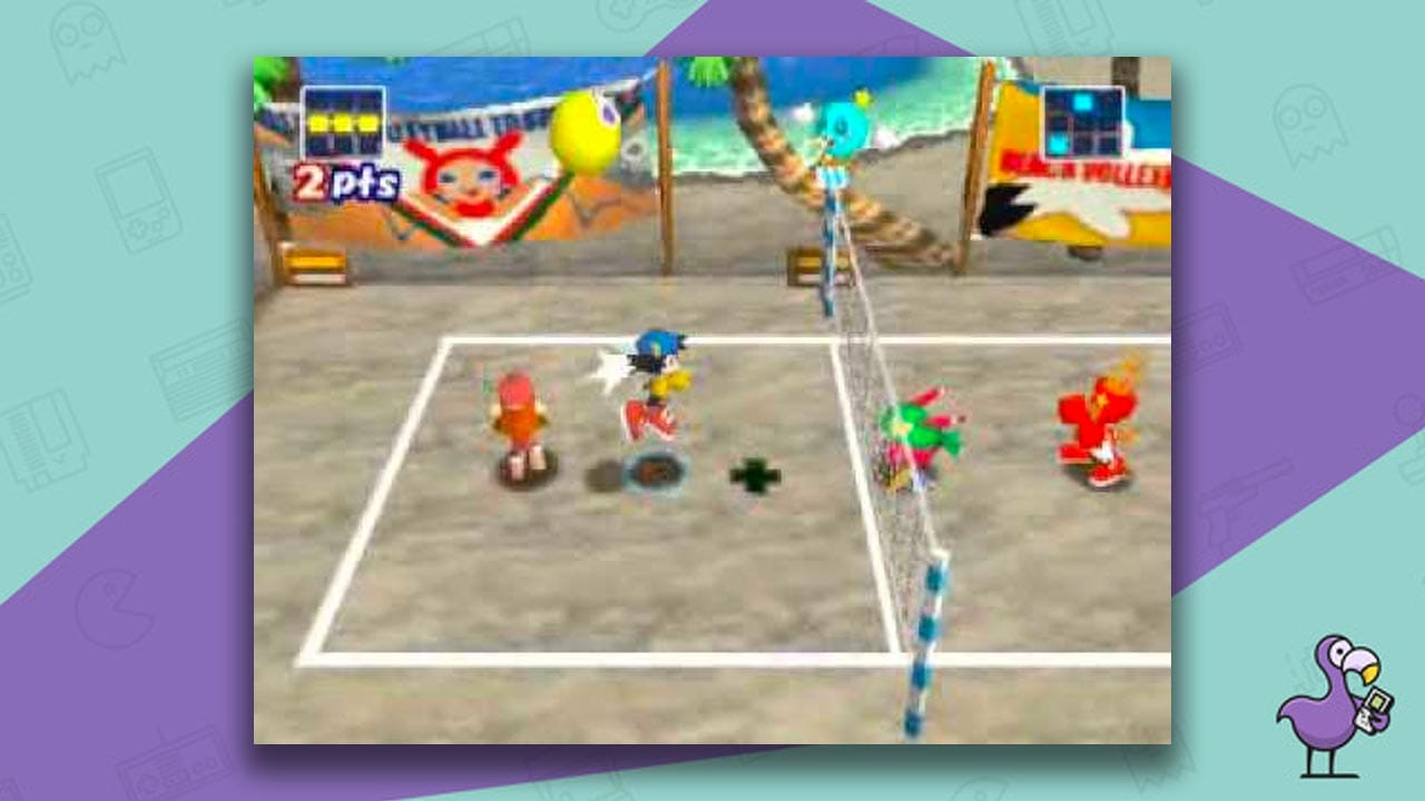 klonoa beach volleyball gameplay