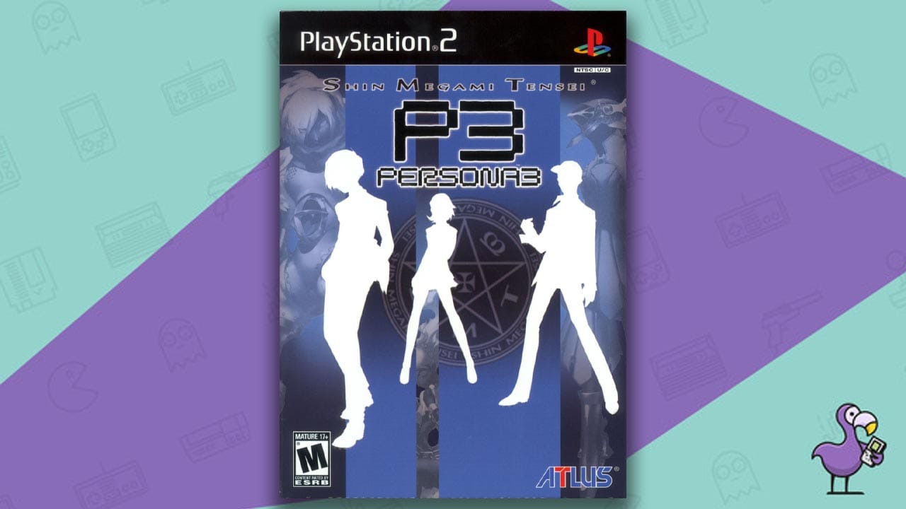 Persona 3 game case cover art
