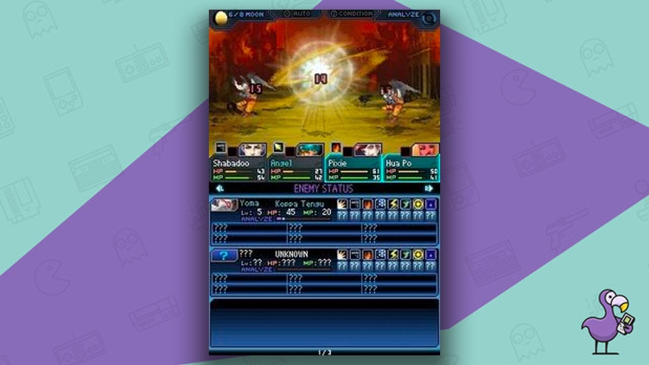 Shin Megami Tensei: Strange Journey gameplay