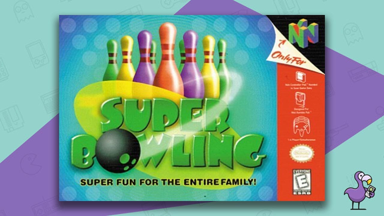 Super Bowling - N64 game case