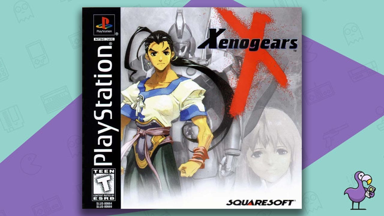 ps1 Xenogears game case cover art