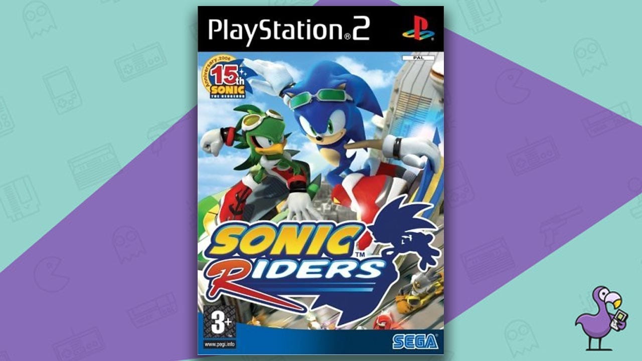 Sonic Riders game case cover art 