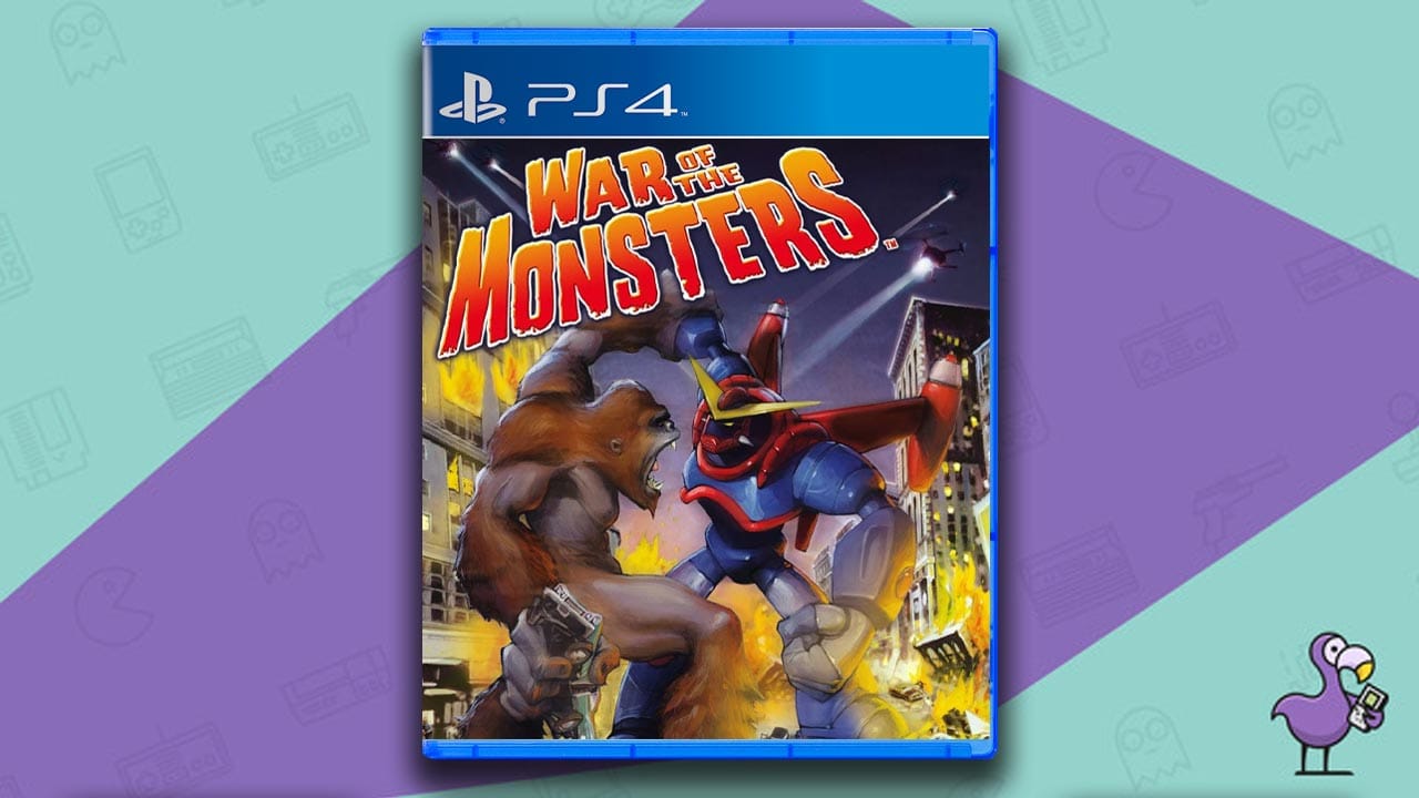 War of the Monsters PS4 game case