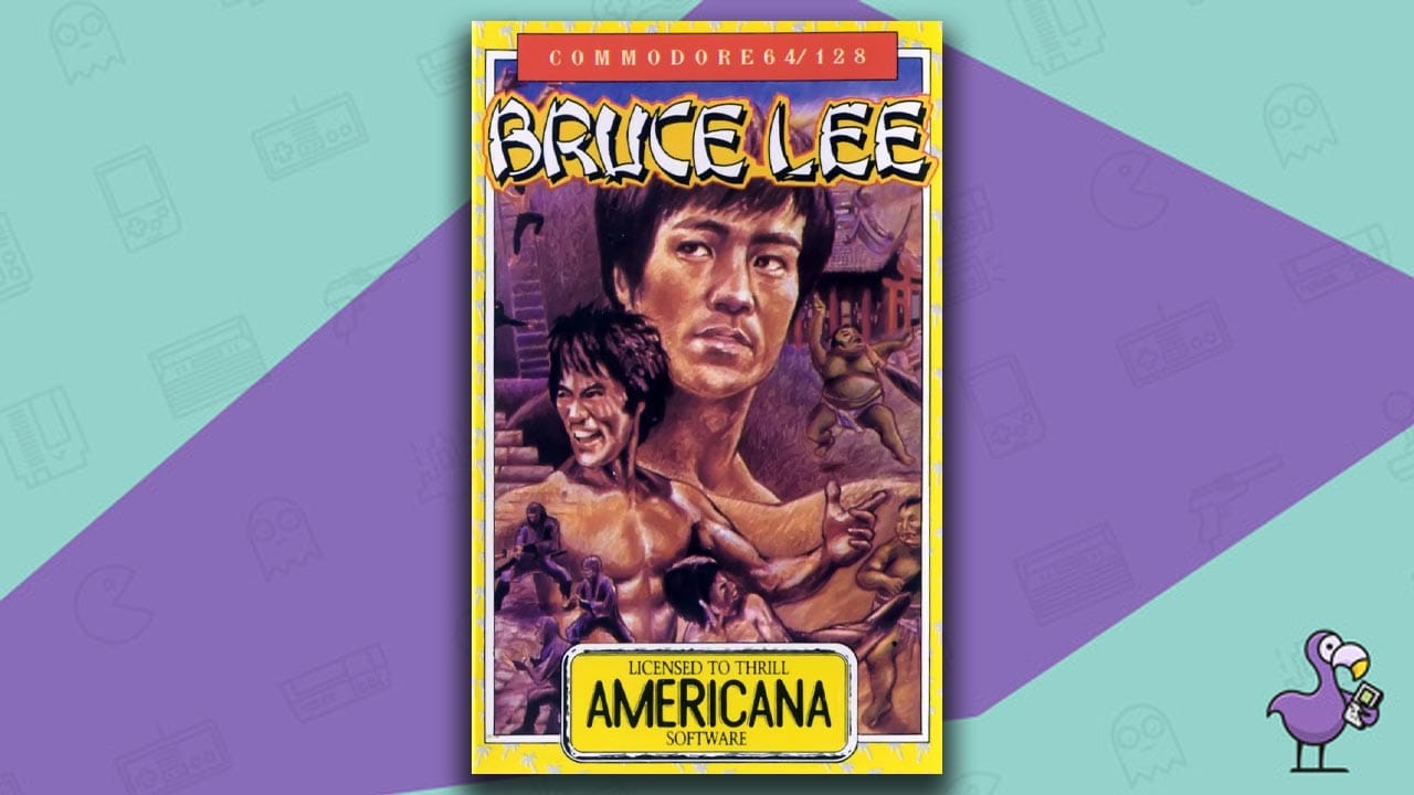 Bruce Lee game case cover art