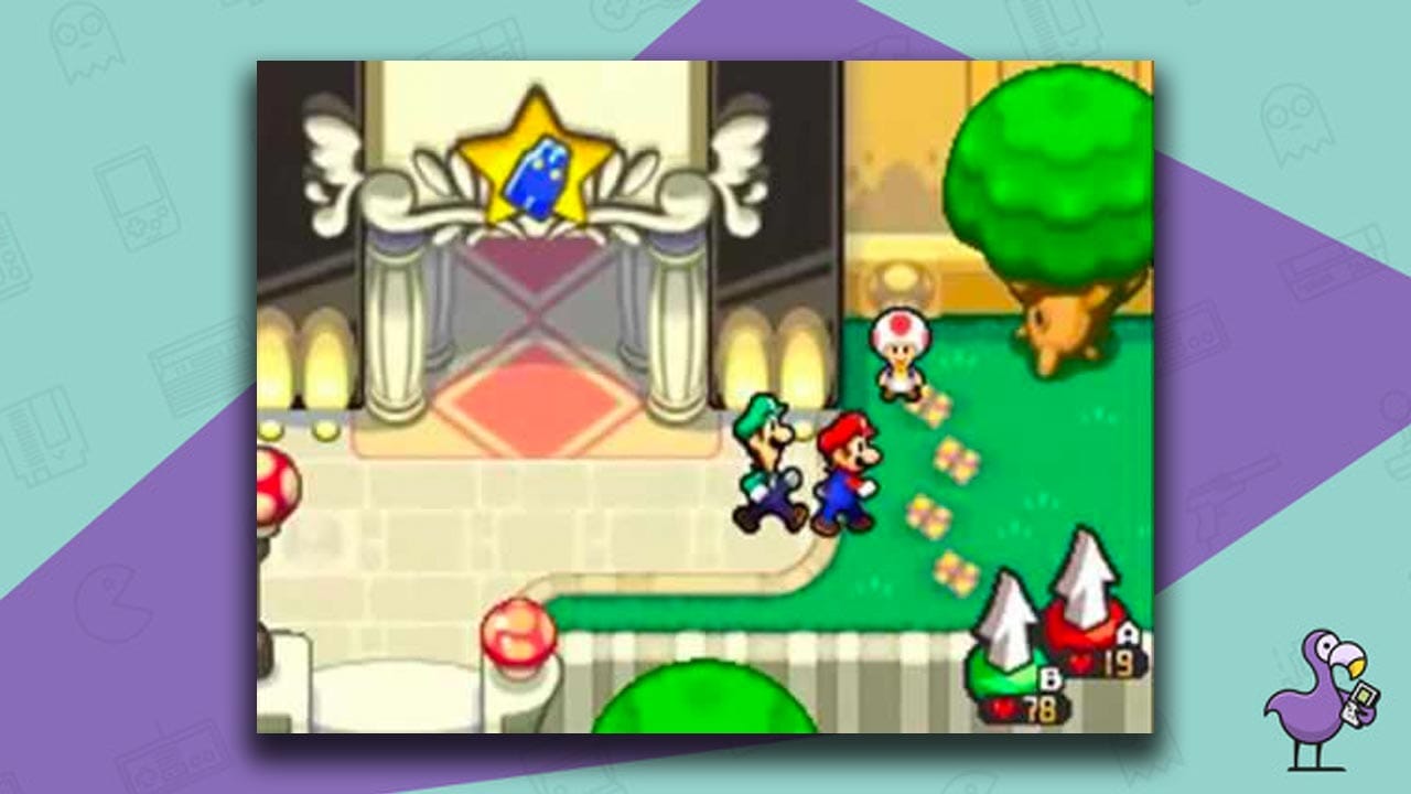 Mario & Luigi: Bowser's Inside Story nintendo ds gameplay