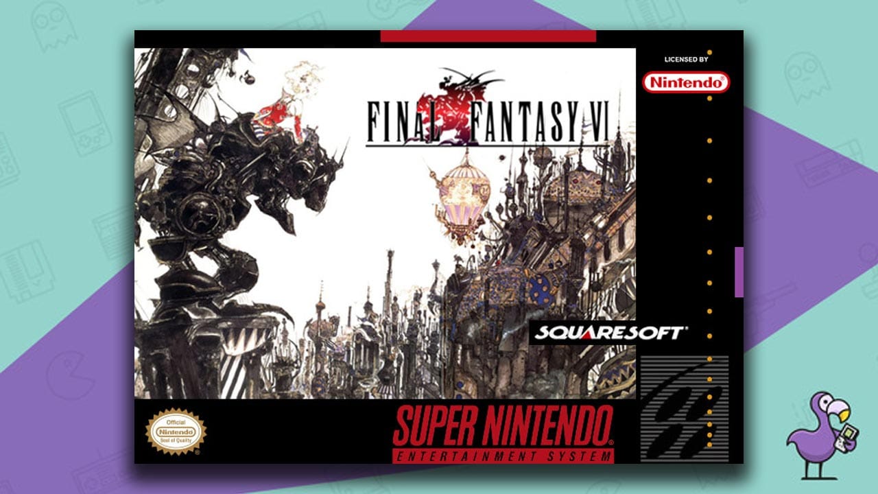 final fantasy vi game case cover art