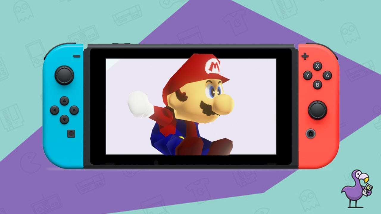 How to long jump in Super Mario 64 - Switch with Mario jumping out of it