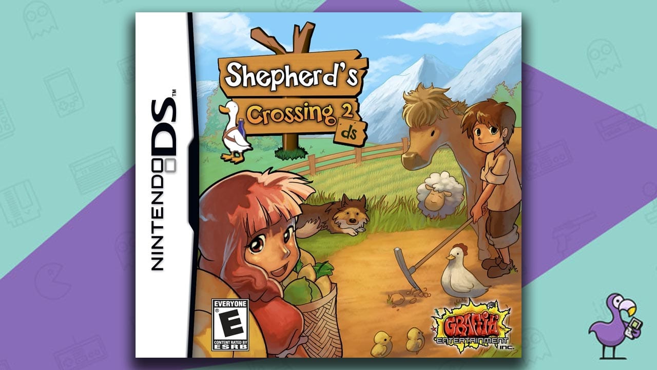 Rare Nintendo DS Games - Shepherds Crossing 2game case cover art