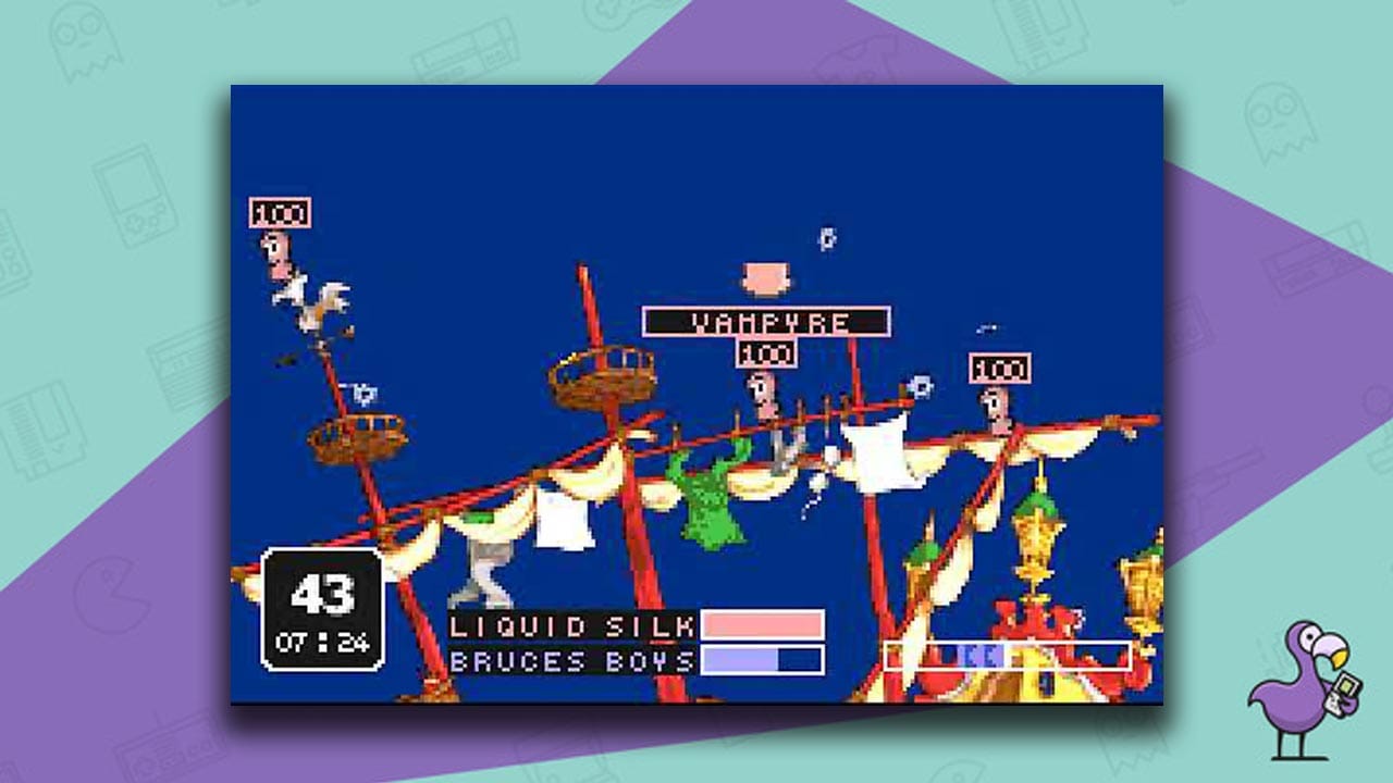 Worms: World Party gameplay
