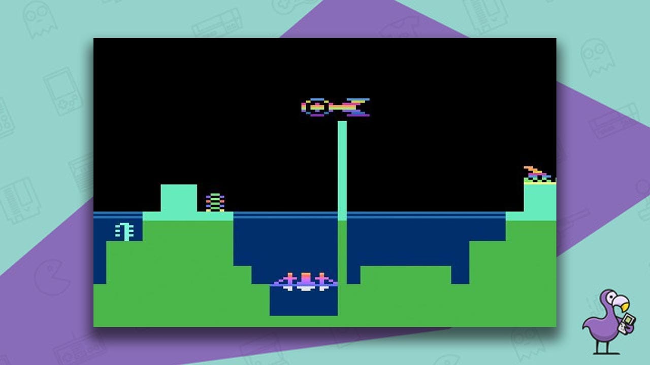 Atlantis gameplay Atari 2600