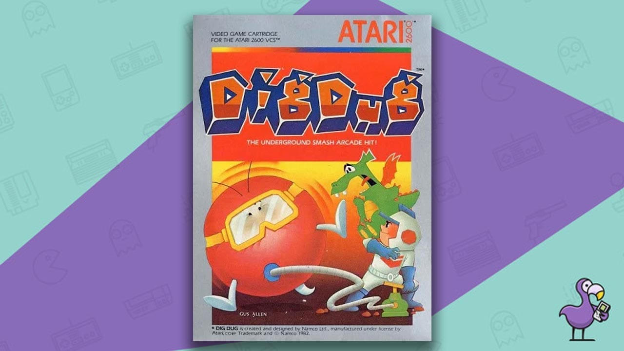 Dig Dug game case cover art