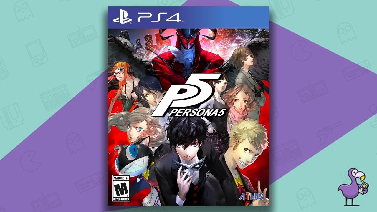 persona 5 game case cover art