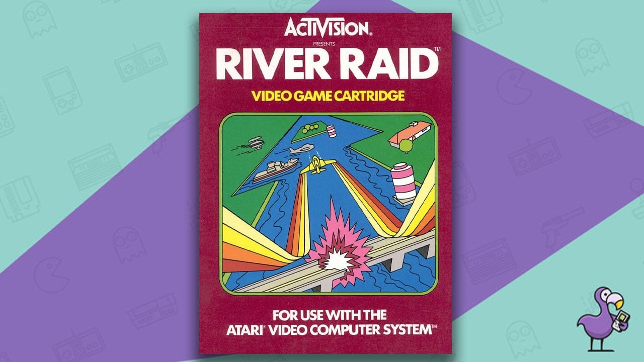 River Raid game case cover art