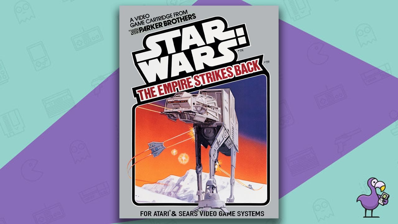 Star Wars: The Empire Strikes Back game case cover art