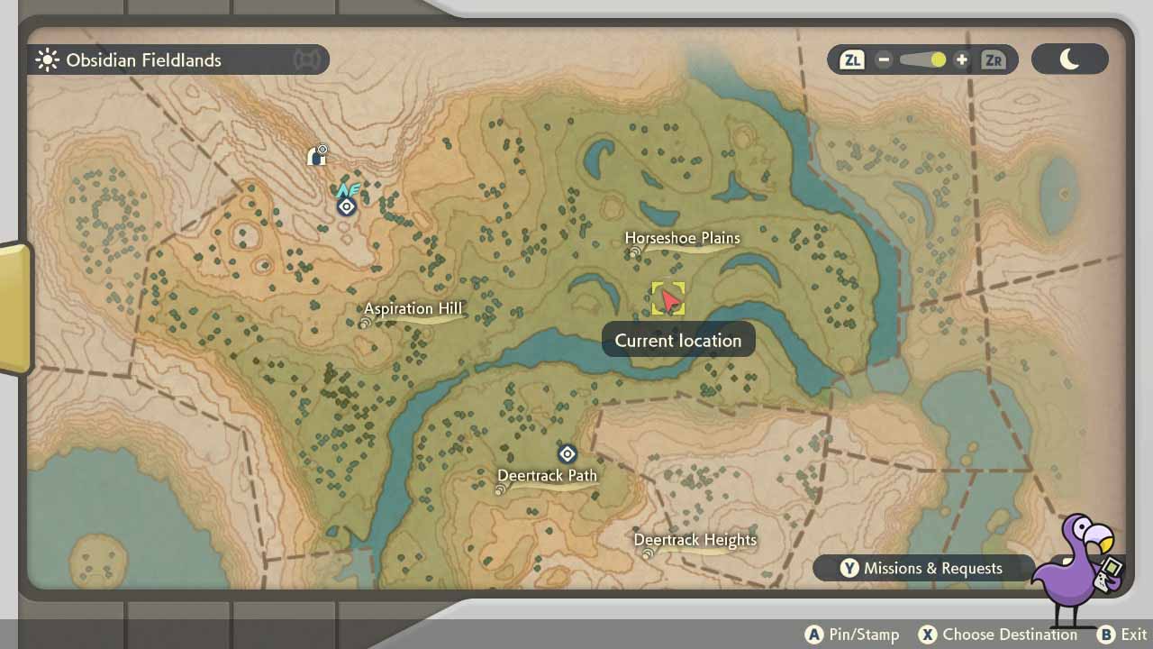 eevee location pokemon legends arceus