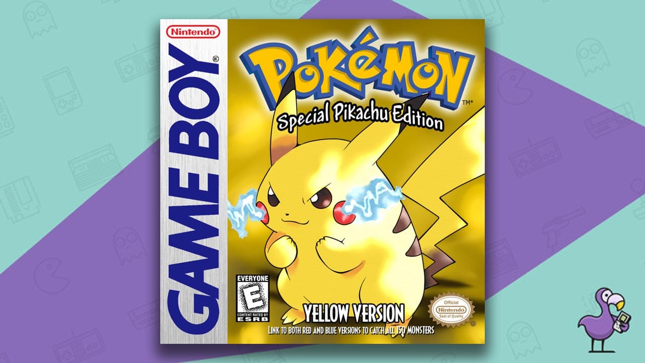 All Pokemon Games In Order - Pokemon Yellow game case