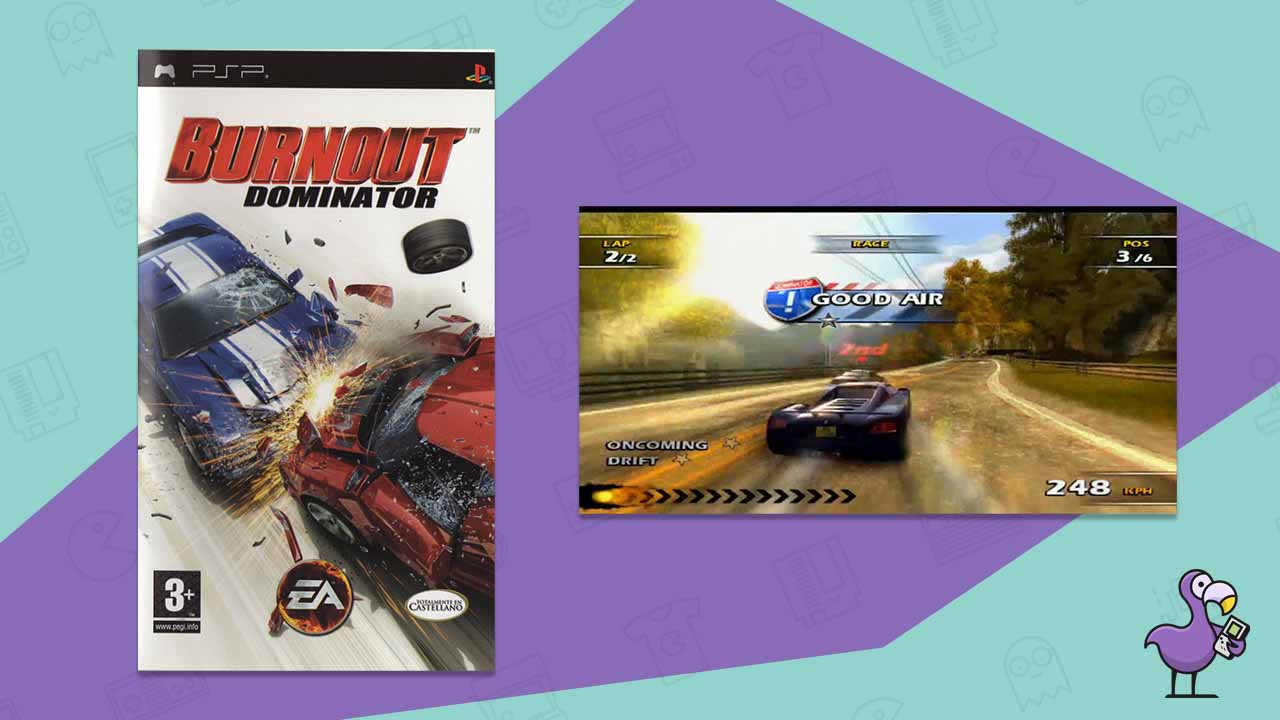 burnout dominator psp