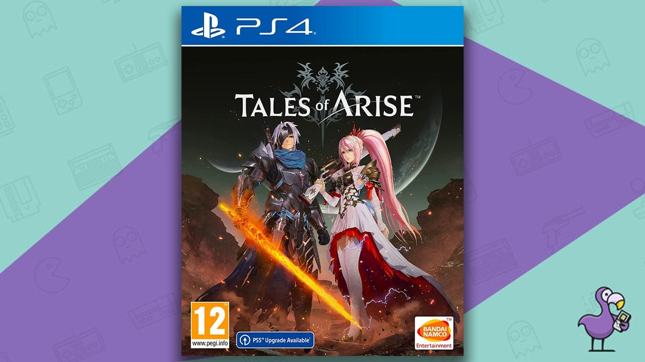 tales of Arise PS4 game case cover art