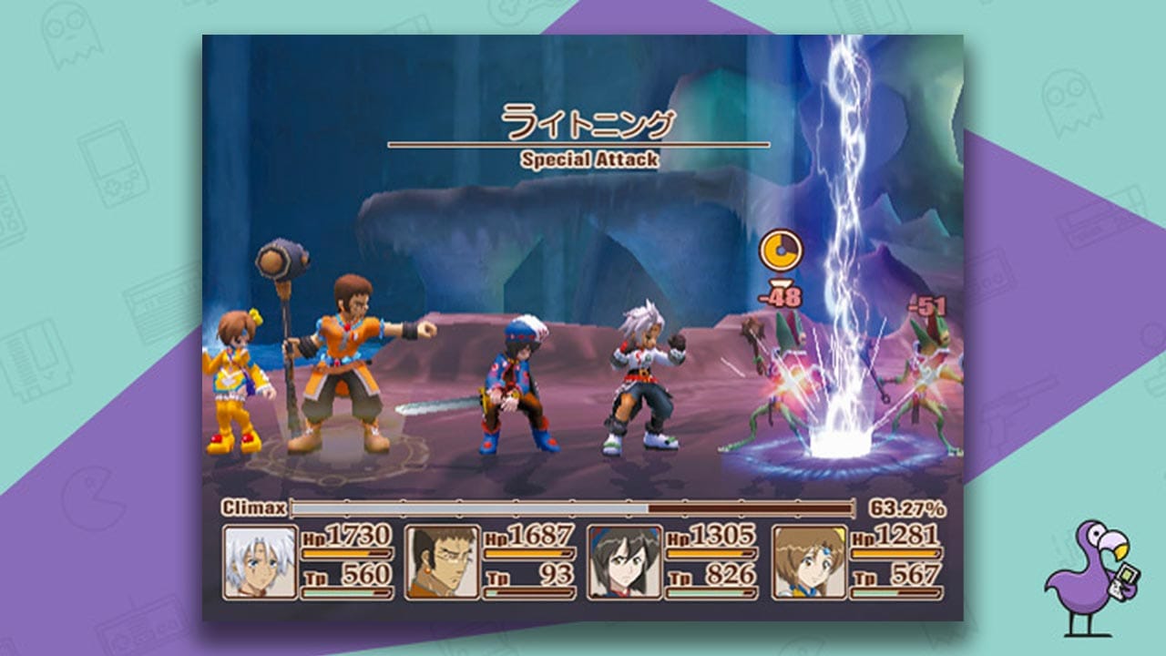 Tales of Legendia gameplay