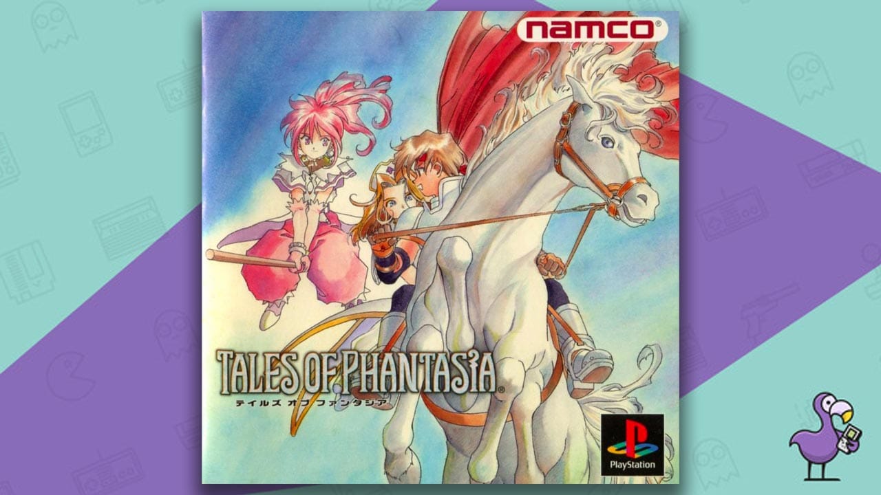 Tales of Phantasia PS1 game case cover art