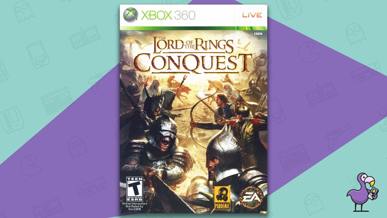 The Lord of the Rings: Conquest game case cover art Xbox 360