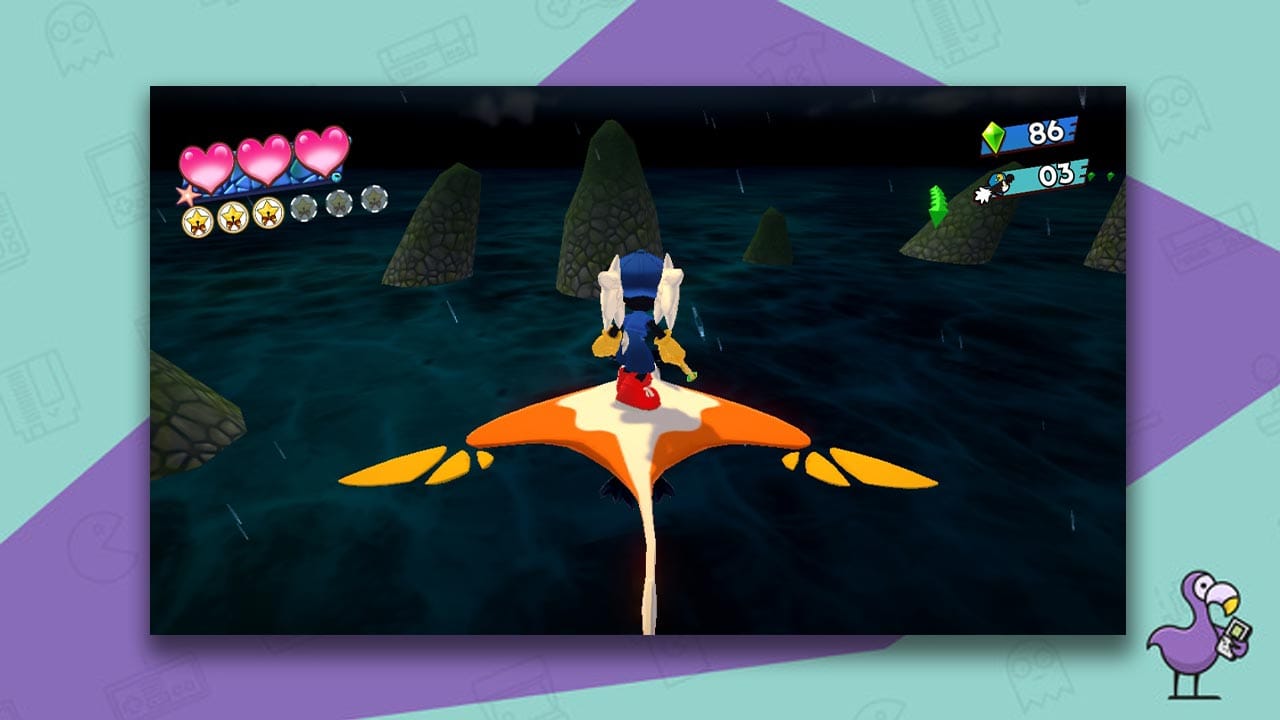 how to beat Klonoa 2 Lunatea's Veil - riding on animals