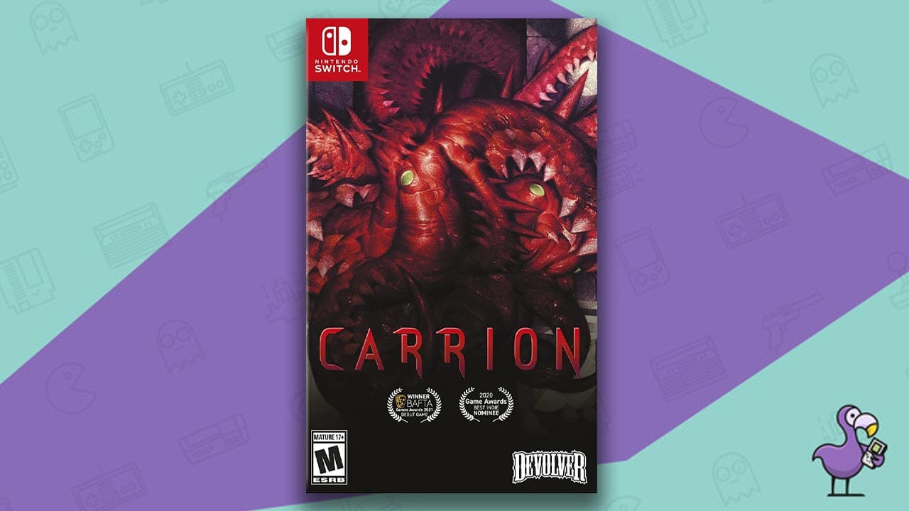 10 Best 2D Horror Games Of All Time - Carrion game case