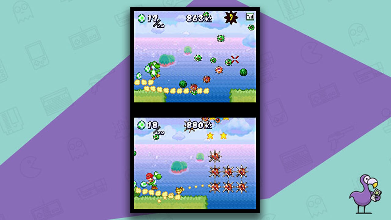 yoshi touch & go nintendo ds gameplay