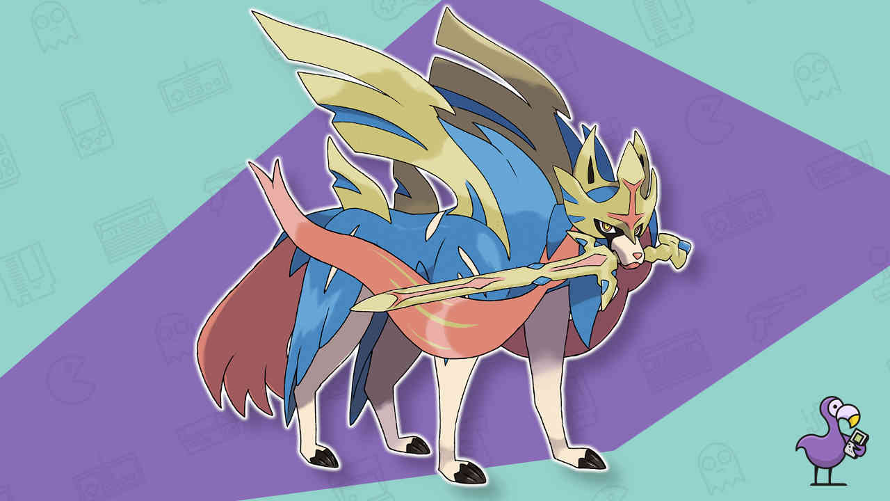 Crowned Sword Zacian - Fairy Type Pokemon