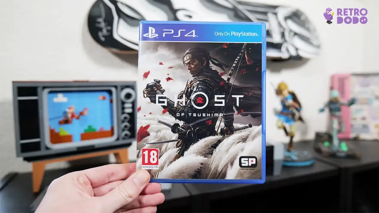 ghost of tsushima game box for the PS4