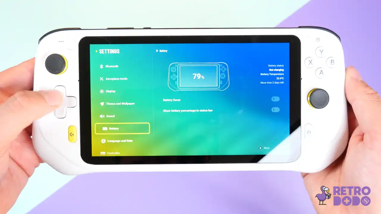 logitech g cloud battery life