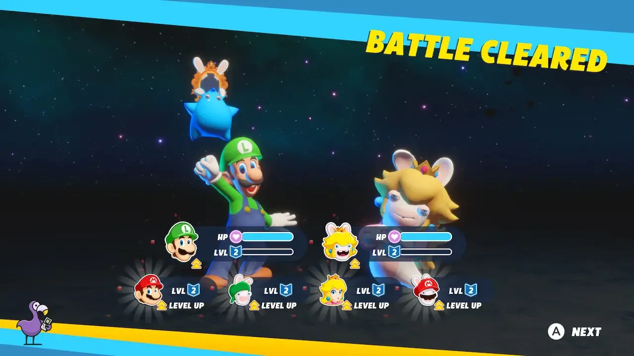 battle cleared mario rabbids sparks of hope